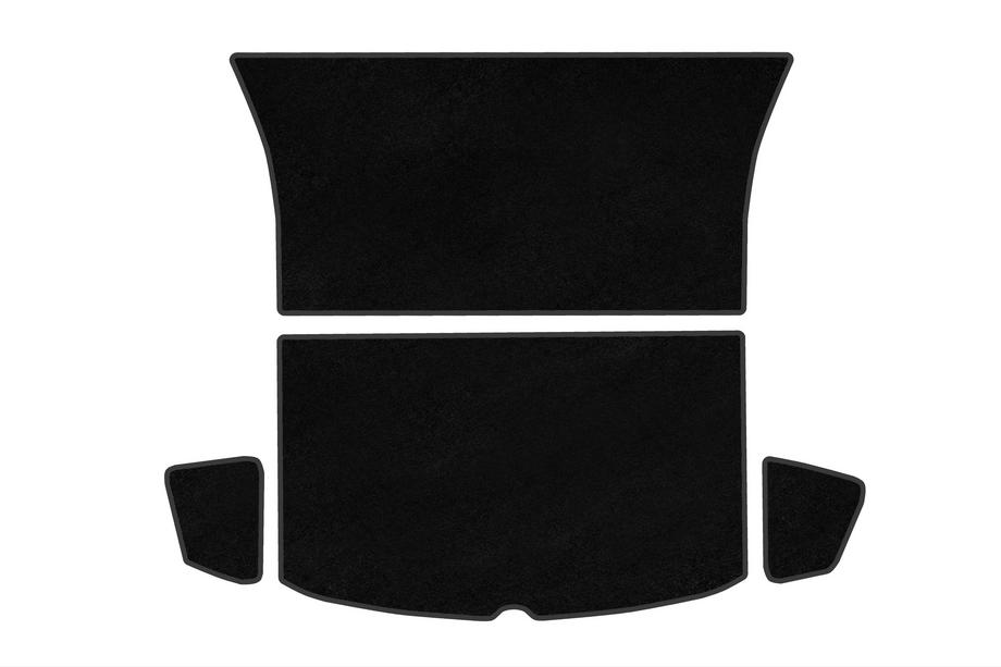 Tesla Model Y 2020– Textil bagagerumsmatta bakre övre Classic (För Juniper 2025-, svart) Image