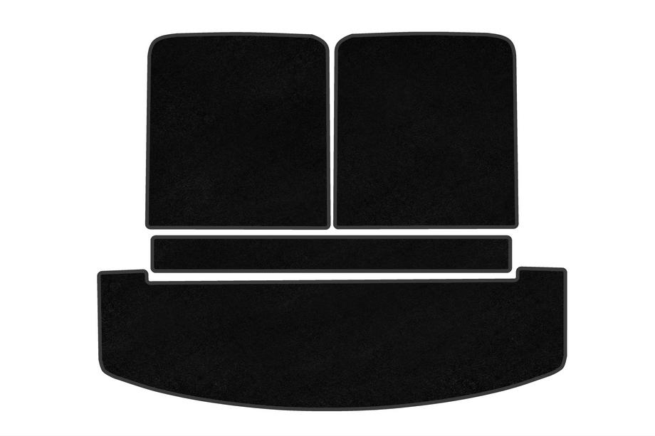 Hyundai Santa Fe 5 2023– Textil bagagerumsmatta Classic V2 (Svart) Image
