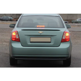 Bakre skyddsbåge AK002 Black (42 mm, rostfritt stål) Chevrolet Lacetti 2003–2024 foto 2