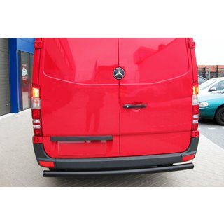 Bakre skyddsbåge AK002 Black (rostfritt stål) Mercedes Sprinter W906 2006–2018 foto 2