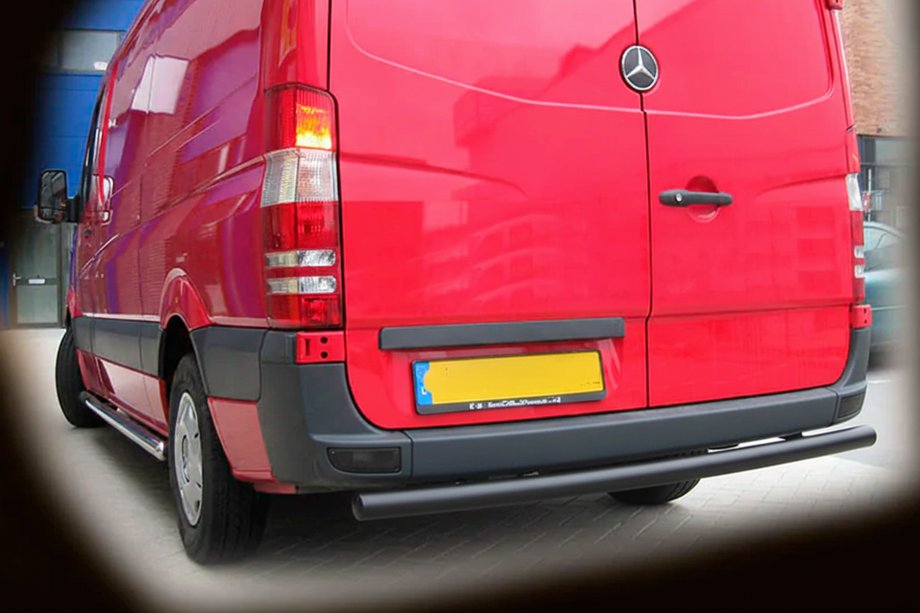 Mercedes Sprinter W906 2006–2018 Bakre skyddsbåge AK002 Black (rostfritt stål) Image
