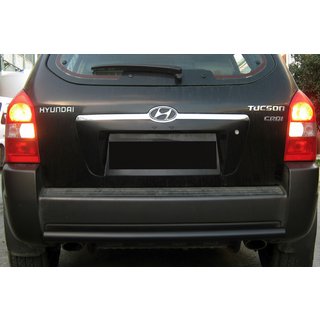 Bakre skyddsbåge AK002 Black (rostfritt stål) Hyundai Tucson JM 2004– foto 1