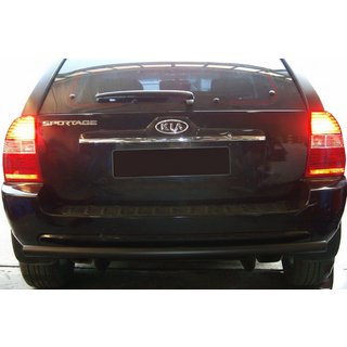 Bakre skyddsbåge AK002 Black (rostfritt stål) Kia Sportage 2004–2010 foto 3