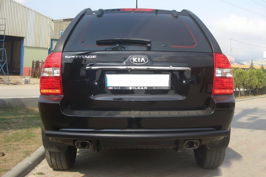 Kia Sportage 2004–2010 Bakre skyddsbåge AK002 Black (rostfritt stål) Foto 1