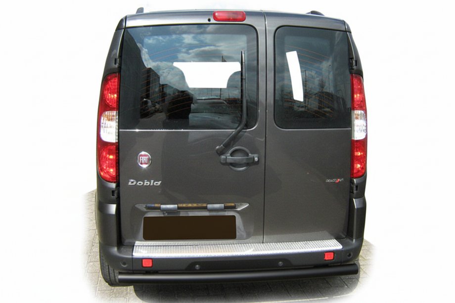 Fiat Doblo I 2001–2005 Bakre skyddsbåge AK002 Black (rostfritt stål) Foto 1