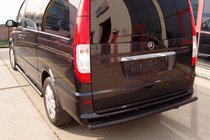 Mercedes Vito W639 2004–2014 Bakre skyddsbåge AK002 Black (rostfritt stål) foto 7