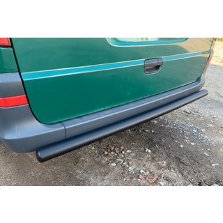 Bakre skyddsbåge AK002 Black (rostfritt stål) Mercedes Vito W639 2004–2014 foto 4