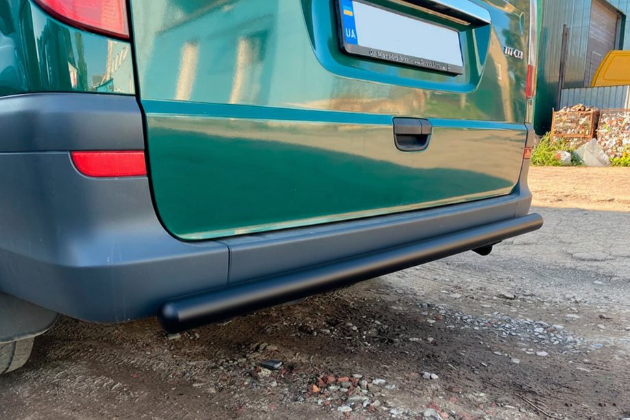Mercedes Vito W639 2004–2014 Bakre skyddsbåge AK002 Black (rostfritt stål) Image