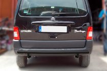 Citroen Berlingo 1996–2008 Bakre skyddsbåge Black (rostfritt stål) foto 1