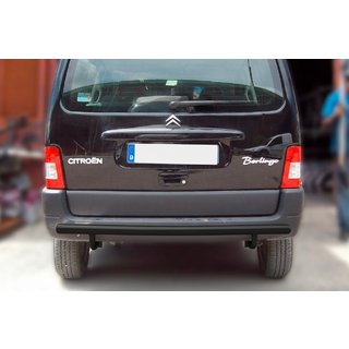 Bakre skyddsbåge Black (rostfritt stål) Citroen Berlingo 1996–2008 foto 1