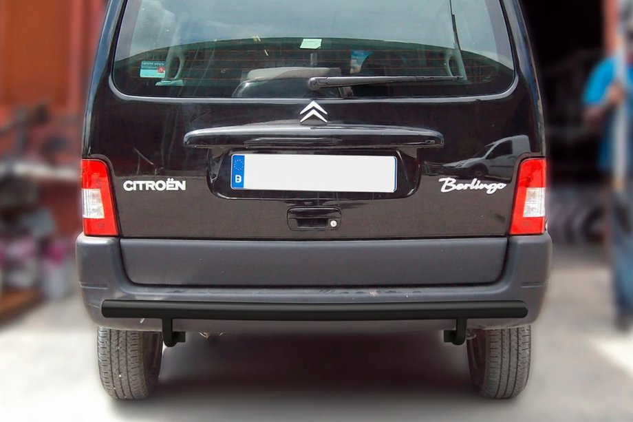 Citroen Berlingo 1996–2008 Bakre skyddsbåge Black (rostfritt stål) Image