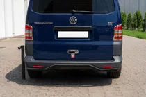 Volkswagen T5 Caravelle 2004–2010 Bakre stylingbåge Våg AK006 Black (rostfritt stål) foto 2