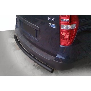 Bakre skyddsbåge AK002 Black (rostfritt stål) Hyundai H300, H1, Starex 2008–2020