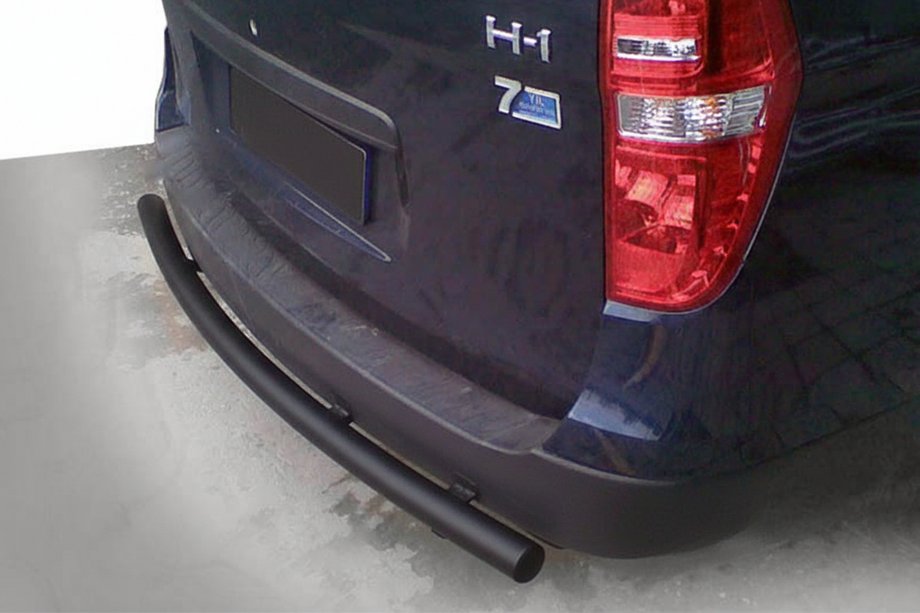 Hyundai H300, H1, Starex 2008–2020 Bakre skyddsbåge AK002 Black (rostfritt stål) Image