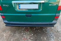 Mercedes Viano 2004–2014 Bakre skyddsbåge AK002 Black (rostfritt stål) foto 2