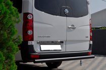 Volkswagen Crafter 2006–2016 Bakre skyddsbåge AK002 Black (rostfritt stål) foto 2