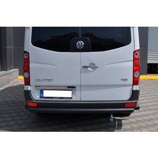Bakre skyddsbåge AK002 Black (rostfritt stål) Volkswagen Crafter 2006–2016 foto 1
