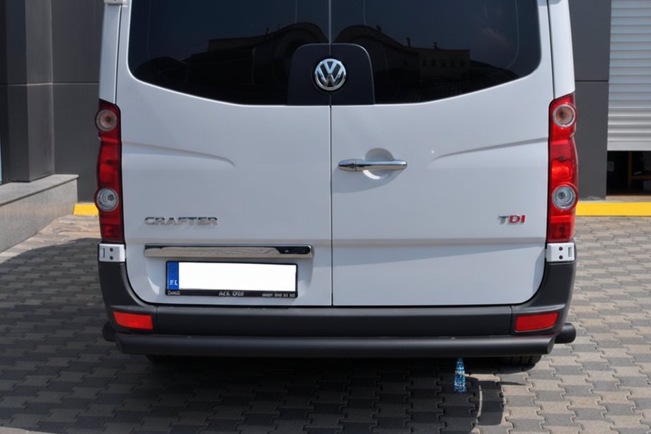 Volkswagen Crafter 2006–2016 Bakre skyddsbåge AK002 Black (rostfritt stål) Image