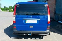 Mercedes Viano 2004–2014 Bakre hörnskydd AK003 Black (2 st, rostfritt stål) foto 9