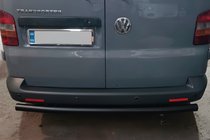 Volkswagen T5 Transporter 2003–2010 Bakre skyddsbåge AK002 Black (rostfritt stål) foto 5