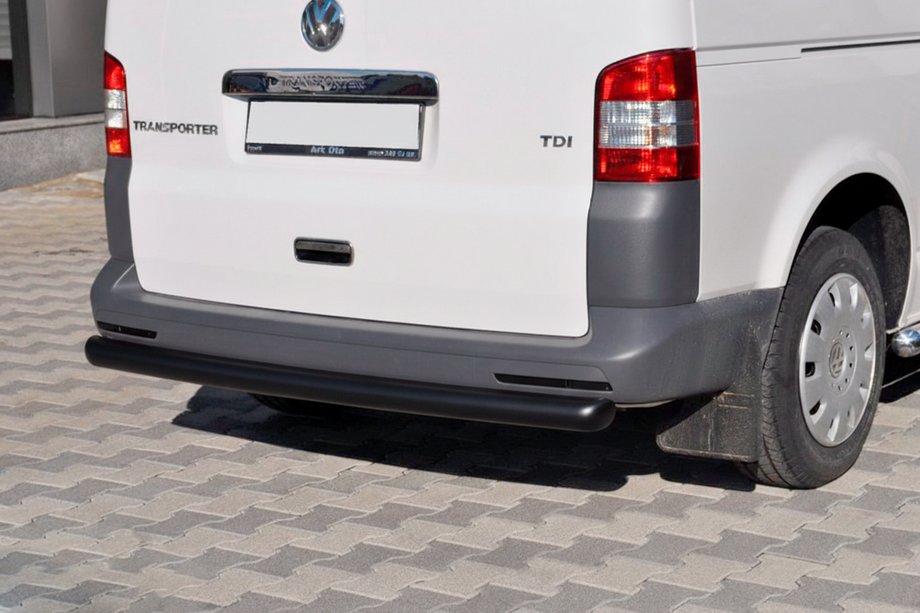 Volkswagen T5 Transporter 2003–2010 Bakre skyddsbåge AK002 Black (rostfritt stål) Image
