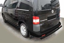 Volkswagen T5 Multivan 2003–2010 Bakre skyddsbåge AK002 Black (rostfritt stål) foto 6