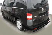 Volkswagen T5 Caravelle 2004–2010 Bakre skyddsbåge AK002 Black (rostfritt stål) foto 6