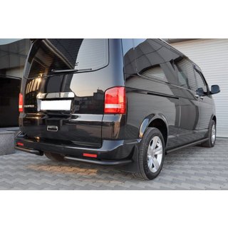Bakre hörnskydd AK003 Black (2 st, rostfritt stål) Volkswagen T5 Transporter 2003–2010 foto 3