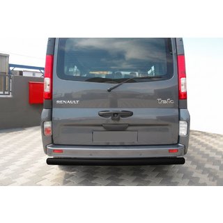 Bakre skyddsbåge AK002 Black (rostfritt stål) Opel Vivaro 2001–2015 foto 1