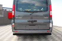 Renault Trafic 2001–2015 Bakre skyddsbåge AK002 Black (rostfritt stål) foto 1