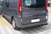 Renault Trafic 2001–2015 Bakre skyddsbåge AK002 Black (rostfritt stål) foto 2