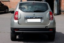 Renault Duster 2008–2017 Bakre rak båge Black (rostfritt stål) foto 3