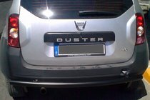 Dacia Duster 2008–2018 Bakre rak båge Black (rostfritt stål) foto 6