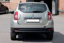 Dacia Duster 2008–2018 Bakre rak båge Black (rostfritt stål) foto 2