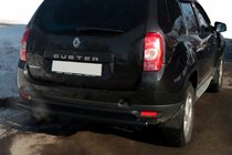 Dacia Duster 2008–2018 Bakre rak båge Black (rostfritt stål) foto 5