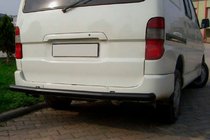 Toyota HiAce Bakre skyddsbåge Black (rostfritt stål) foto 1