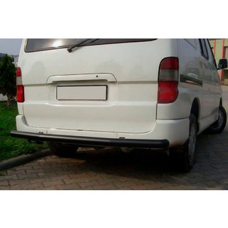 Bakre skyddsbåge Black (rostfritt stål) Toyota HiAce