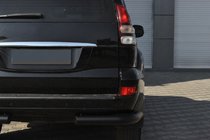 Toyota Land Cruiser Prado 120 2002–2009 Bakre hörndelar AK003 Black (2 st, rostfritt stål) foto 8