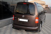 Volkswagen Caddy 2010–2015 Bakre hörndelar AK003 Black (2 st, rostfritt stål) foto 2