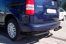 Volkswagen Caddy 2010–2015 Bakre hörndelar AK003 Black (2 st, rostfritt stål) foto 9
