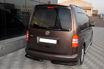 Volkswagen Caddy 2004–2010 Bakre hörndelar AK003 Black (2 st, rostfritt stål) foto 2