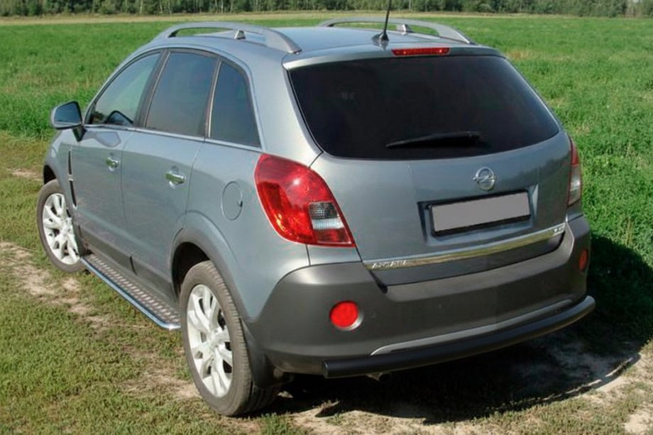 Opel Antara 2006–2017 Bakre skyddsbåge AK002 Black (rostfritt stål) Image