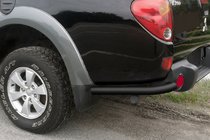 Mitsubishi L200 2006–2015 Bakre hörn AK003 Black (2 st, rostfritt stål) foto 3