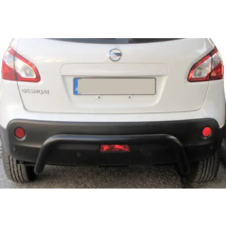 Bakre rollbar-båge AK007 Black (rostfritt stål) Nissan Qashqai 2007–2010 foto 2