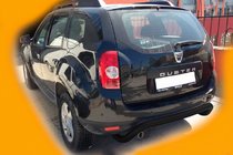 Renault Duster 2008–2017 Bakre skyddsbåge Black (rostfritt stål) foto 5