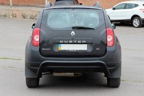 Renault Duster 2008–2017 Bakre skyddsbåge Black (rostfritt stål) foto 2