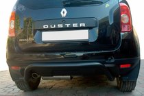Renault Duster 2008–2017 Bakre skyddsbåge Black (rostfritt stål) foto 4