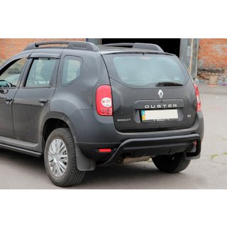 Bakre skyddsbåge Black (rostfritt stål) Renault Duster 2008–2017 foto 1