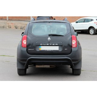 Bakre skyddsbåge Black (rostfritt stål) Renault Duster 2008–2017 foto 2