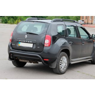 Bakre skyddsbåge Black (rostfritt stål) Renault Duster 2008–2017 foto 3